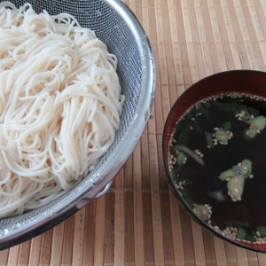 俺のそうめん弁当☆だしの素で手作りつゆ